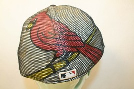 STL Cardinals MLB New Era 59fifty fitted 7 5/8 Red Black Mesh Logo Dad C... - $99.95