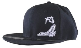 Dissizit! Smoke Bowls Skateboard D Bones Ramp Black Snapback Baseball Hat NWT - £11.79 GBP