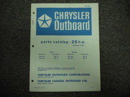 1973 Chrysler Outboard 25 HP Parts Catalog Electric Sta - £19.46 GBP