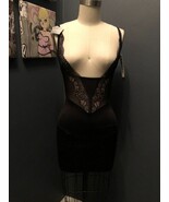 Donna Karan DKNY Black Lace Under Bra Evolution Lace Slip Shapewear NEW $79 - $39.99