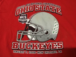 Ohio State Football 2008 BCS National Championship Game T-shirt size XL - £15.49 GBP