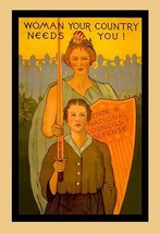 Women your Country Needs You! - Art Print - $21.99+