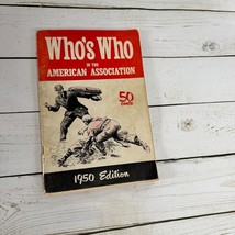 Whos Who In The American Association 1950 Edition Vintage Collectible Book - $10.39