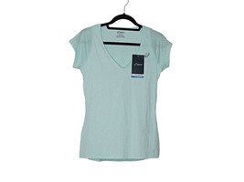 NEW Asics Athletic Tennis T-Shirt Womens Smoke Blue Motion Dry Short Sleeve Sz M - £22.61 GBP