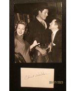 CLINT WALKER: (CHEYENNE) RARE HAND SIGN AUTGRAPH &amp; PHOTO (CLASSIC TV) - $7,861.33 MXN