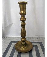 Tall Brass Candlestick Candle Holder Heavy 13 Inch Tall - $24.95