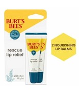 4 Pack Burts Bees Rescue Lip Relief (2 packs of 2) with Shea Butter and - $275.44 MXN