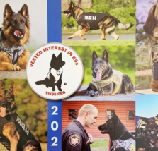 2020 Vested Interest In K9s Calendar 12 Month VIK9S Police Dogs Unused F15R - $24.99