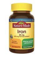 Nature Made Iron 65 mg - 365 Tablets Dietary Supplement NEW Fast Shipping - $30.55 CAD