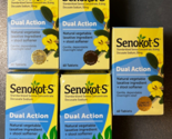 Qty-5 Senokot-S Dual Action Natural Vegetable Laxative 60 Tablets Each (... - $84.15