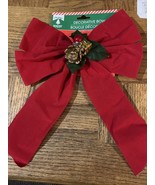 Christmas House Decor Decorative Bow Mistletoe Pinecone - €35,98 EUR