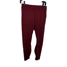 FABLETICS LEGGINGS MESH PANELS RED MAROON STYLE LG1931620 SIZE MEDIUM WOMEN - $14.11