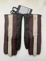 Cavalli Class by Roberto Cavalli Womens 100% Lambskin Gloves Size 7.5 - £84.69 GBP