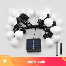 LED Solar Light String G50 Bulb Ip65 Waterproof Outdoor Garland Garden L... - £13.31 GBP+