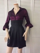 NEW LUCY &amp; CO. Purple &amp; Black Dress (Size S) - MSRP $119.00! - £15.94 GBP