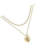 Birth Flower Necklaces, 18K Gold Plated Dainty Layered - £43.93 GBP