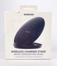Samsung 9W Qi Fast Charge Wireless Charger Stand Black OEM - £28.57 GBP
