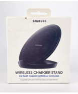 Samsung 9W Qi Fast Charge Wireless Charger Stand Black OEM - £28.15 GBP