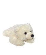 Aurora Mini Flopsie White Polar Bear Laying Down Stuffed Animal Plush To... - $15.93