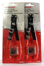2 Ct Autocraft AC3150 Snap Ring Pliers Works With Internal &amp; External Snap Rings - £19.17 GBP