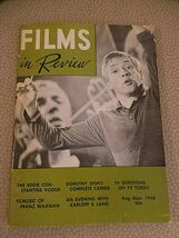 Films In Review Dorothy Gish; Franz Waxman music; Eddie Constantine Sept... - $5.00