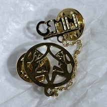 Gemini Astrology Two Women Horoscope Lapel Hat Pin Pinback - £10.16 GBP