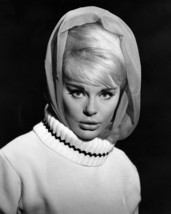 Elke Sommer 1960&#39;s portrait in white sweater wearing scarf on head 11x14... - £11.76 GBP