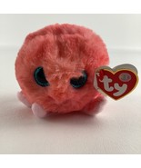 Ty Puffies Sheldon Pink Octopus 3&quot; Mini Plush Bean Bag Stuffed Animal Ne... - $20.24 CAD