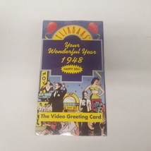 Flikbaks Your Wonderful Year 1948: The Video Greeting Card VHS Tape, New Sealed - £9.27 GBP