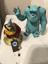 2 Disney Monster Inc PVC Toys Cake Toppers - £10.38 GBP