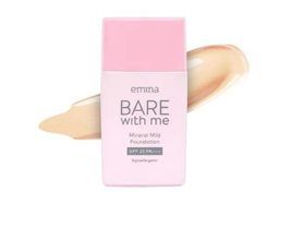 EMINA Bare with Me Mineral Mild Foundation 02 Natural 30ml - Get a smooth and mo - £26.74 GBP