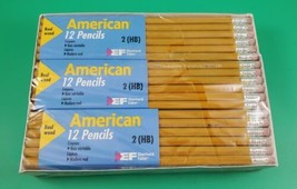 72 Eberhard Faber American Quality Pencils No. 2 Medium Soft USA NOS - $19.79