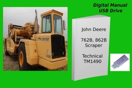 John Deere 762B  862B Scraper Repair Technical Manual TM1490 - £14.90 GBP+