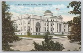 Postcard Iowa State Historical Building Des Moines Iowa - £3.55 GBP