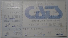 Roger Waters Arrowhead Kansas City Ticket Stub 1988 A Momentary Lapse Of... - $9.77