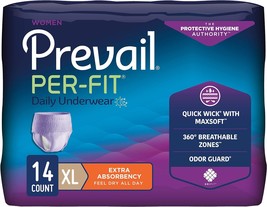 Prevail Per-Fit for Women Daily Protective Underwear - Pull-up Incontinence Unde - £43.95 GBP