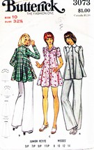 Misses&#39; DRESS, TUNIC &amp; PANTS Vintage Butterick Pattern 3073 Size 10 UNCUT - $12.00