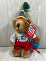 Happy Birthday Stamp Bear 2006 ELH Enterprises USA 39 USPS plush teddy r... - $13.96