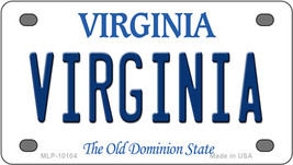 Virginia VA Novelty Mini Metal License Plate Tag - £11.72 GBP