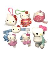 Hello Kitty Small Plush Lot With Scrunchies, Wrist Band and Back Pack Cl... - €12,86 EUR