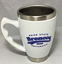 Broncos Boise state university 1932  white blue silver stainless / porce... - £6.43 GBP