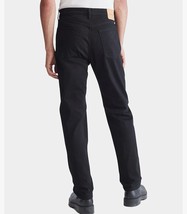 Calvin Klein Men&#39;s Standard Straight Fit Stretch Jeans 30 X 32 Black Pants - £39.53 GBP