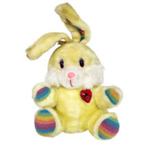 Vintage Cavalier Yellow Bunny Rabbit Musical Light Up Stuffed Animal Plush Toy - £51.55 GBP