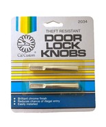 Anti Theft Car Door Knob Lock NEW Vintage Replacements Silver Tone Unive... - £9.47 GBP