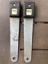 VW Bus front Seat Belt Receiver pair  1972-1979,  REPA. Center Aisle Ped... - $48.51