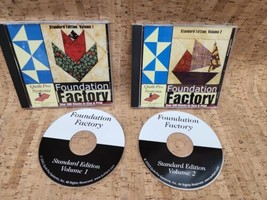 Quilt-Pro Systems Foundation Factory Standard Edition Volumes 1 &amp; 2 on C... - $98.99