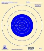 B-16 [blue] 25 Yard Slow Fire Pistol Target (500) Tagboard -blue bull&#39;s ... - £56.31 GBP