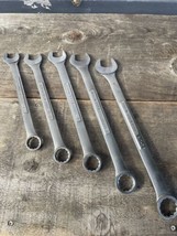 Vintage Craftsman Combo Wrench Set 44707, 44706,  44705, 44704, 44703  1-1/8&quot; JD - £59.36 GBP