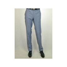 Men 3pc European Vested Suit WESSI  JVALINTIN Slim Fit JV22 Sky Blue One Button image 11