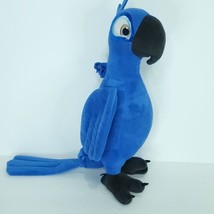 Kohl&#39;s Cares Rio 2 Blue Macaw Parrot Bird 13&quot; Blue Plush Stuffed Animal  - £18.48 GBP